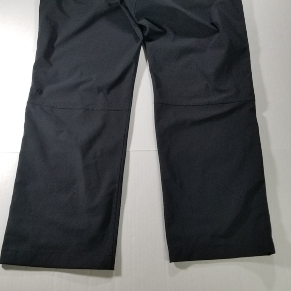 Lululemon ABC Pants Black 40x29 (Act 38x29) Warpstreme Chinos Flat Front 29" - Picture 5 of 10